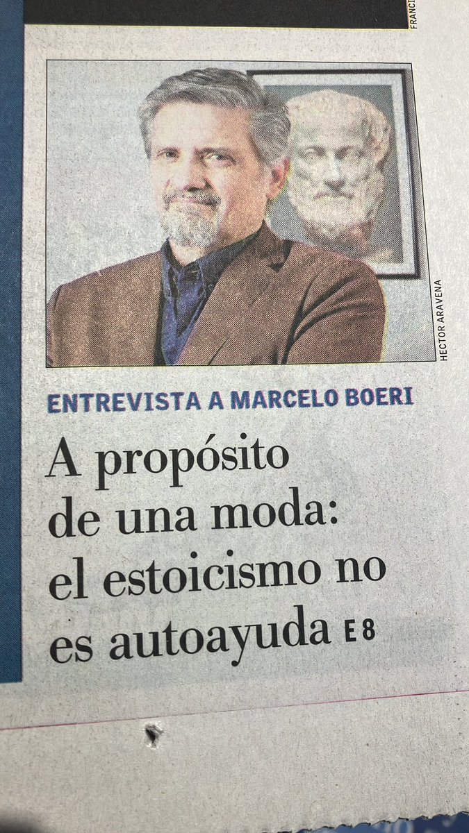 Buena entrevista en Artes y Letras de hoy.