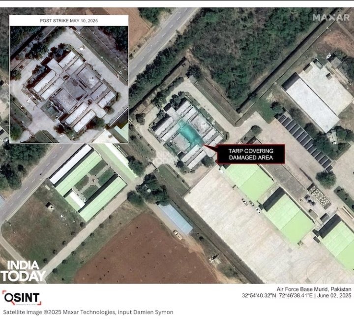 Arihant_Ray (@ray70409890) on Twitter photo According to <a href="/swiftretort1/">swiftretort</a> , this image is fake. It has morphed and edited by India Today which is part of Godi media.
Swift believes that there were no damage to this structure at PAF Murid. xD! According to <a href="/swiftretort1/">swiftretort</a> , this image is fake. It has morphed and edited by India Today which is part of Godi media.
Swift believes that there were no damage to this structure at PAF Murid. xD!