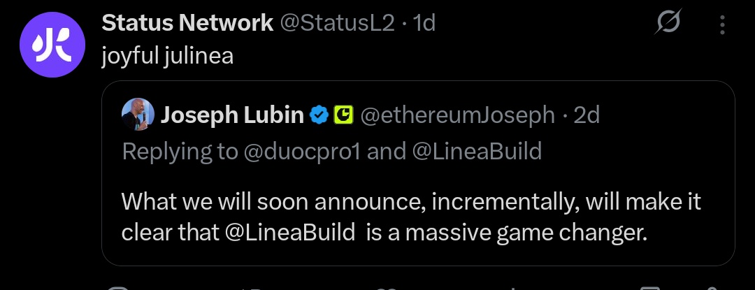 0x_cryptoway's tweet photo. If tokenomics this week then rumours are true....TGE will be 11th july....or before...

Everyone is indicating july is the month... fingers crossed 🤞   

$Linea Strom is coming..... https://t.co/wOazCGVxxf
