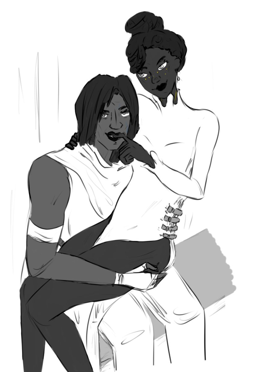 dykeclary's tweet image. will never finish these but mel cutie so here #melvika #melora