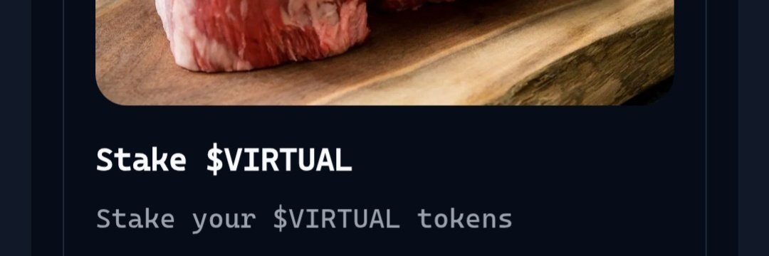 dhanjoyr8p's tweet image. Want to earn points on @virtuals_io? Here’s how:

1.  Yap about Virtuals
Connect your X account and post regularly about Virtuals Protocol.

2.  Stake $VADER
Buy &amp;amp; stake $VADER tokens to earn daily VIRGEN points.

3.  Stake $VIRTUAL

#VirtualsProtocol #VIRGENpoints #Web3