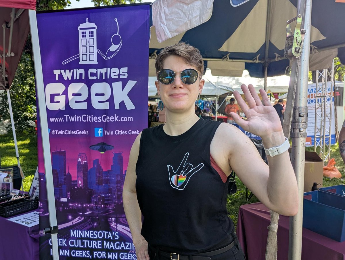 Twin Cities Geek (@twincitiesgeeks) on Twitter photo Day 2 of #TwinCitiesPride! We're hanging out with our friends Geek Partnership Society (<a href="/geekps/">Geek Partnership</a>) and #Gaylaxicon, so swing by booths #525 and #526 in the Orange area to say hello to our senior editor! #TCpride #Minneapolis #TwinCitiesGeeks 🌈 🏳️🌈 ⚧️ Day 2 of #TwinCitiesPride! We're hanging out with our friends Geek Partnership Society (<a href="/geekps/">Geek Partnership</a>) and #Gaylaxicon, so swing by booths #525 and #526 in the Orange area to say hello to our senior editor! #TCpride #Minneapolis #TwinCitiesGeeks 🌈 🏳️🌈 ⚧️