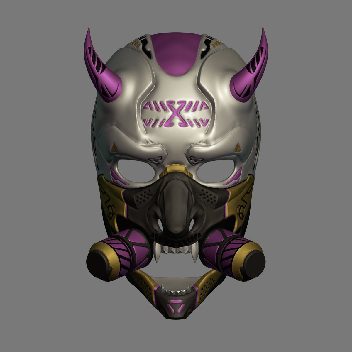 MXW_Design's tweet image. Cyber Reaper Mask

#MXWDesign #MaskDesign #NomadSculpt #3DModeling #TheDarkestValley #Cyberpunk #OniMask #3DSculpting #Mask #StayXcellent