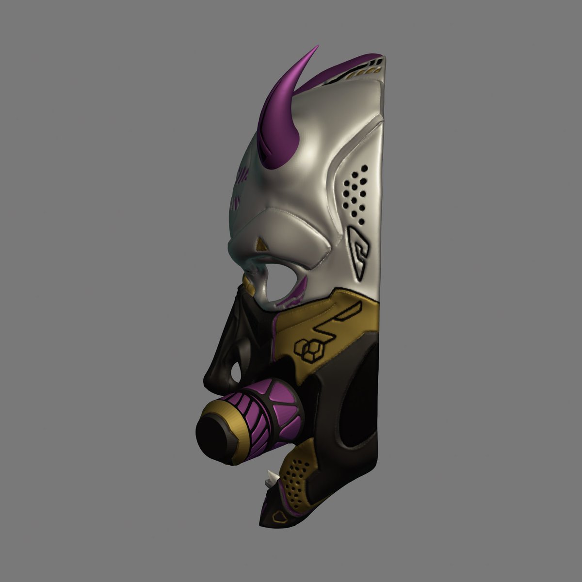 MXW_Design's tweet image. Cyber Reaper Mask

#MXWDesign #MaskDesign #NomadSculpt #3DModeling #TheDarkestValley #Cyberpunk #OniMask #3DSculpting #Mask #StayXcellent