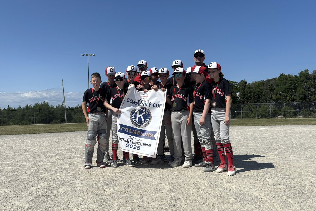 Caps13ABlack25's tweet photo. 13U A Kiwanis Cup Champs!!! Congrats boys! https://t.co/rnYpAg8KkO