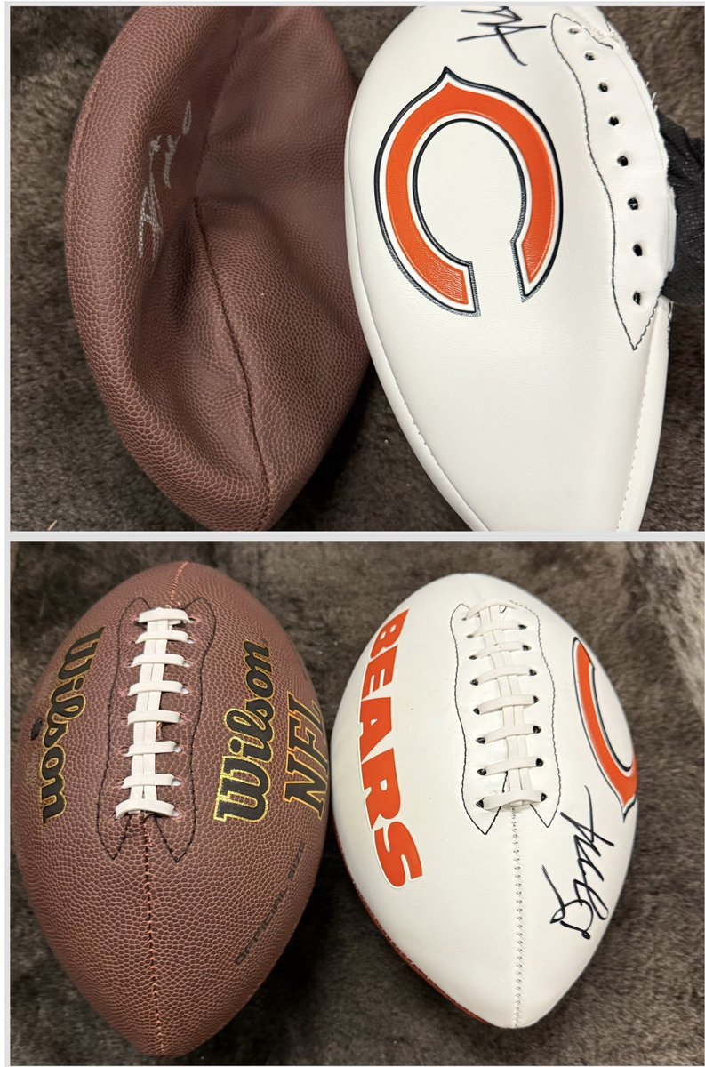 2 Autographed footballs repaired for a client in Texas.  If you need this service, contact me.
CoachSedFBRepair.com