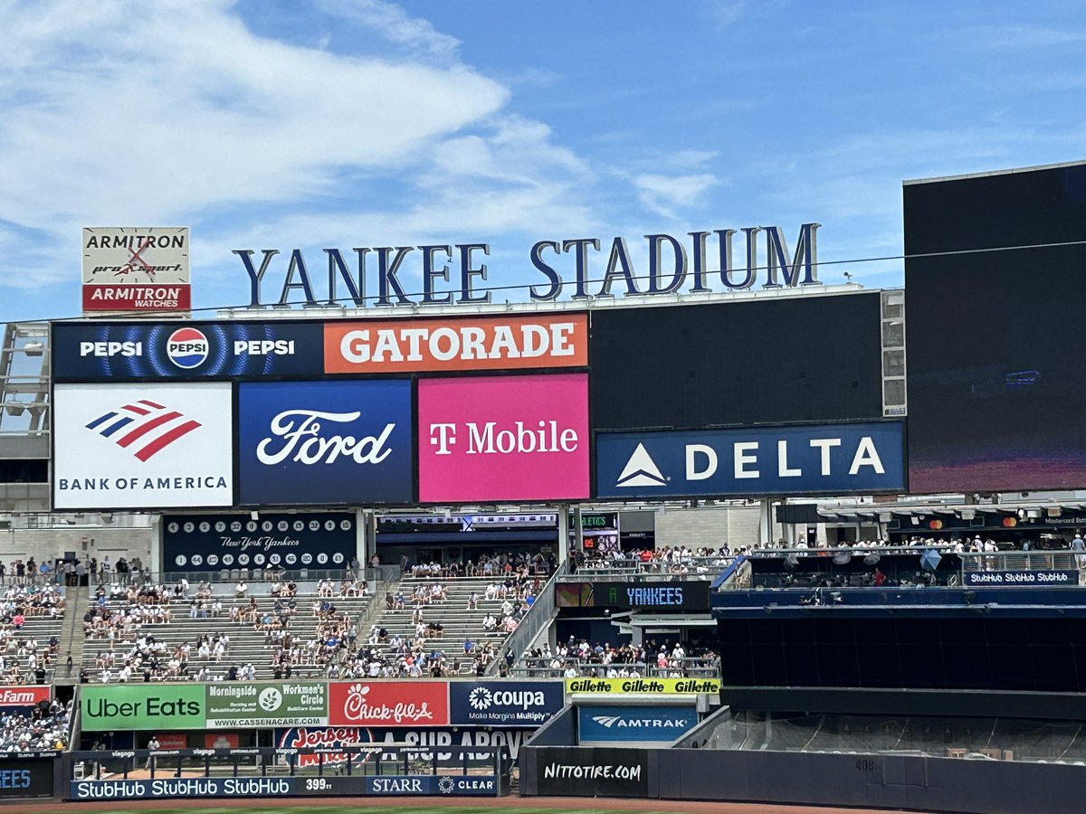 Cross Yankee Stadium off the list ! <a href="/colsonmontgom23/">Colson Montgomery</a> , rocking your throwback ! Can’t wait to see you here !
