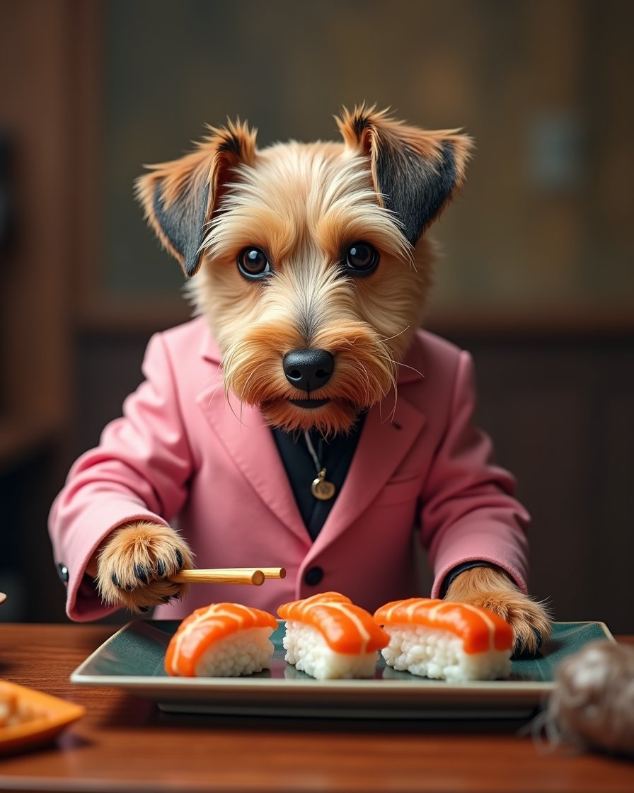 bigsoup6_7's tweet photo. π£ Scrappy out enjoying a sushi lunch with a client! Fresh rolls, good vibes, and great companyβhere's to sealing deals over sashimi! πΆπ±
#ScrappyScrappy #SushiDate #BusinessAndBites https://t.co/yjZkwHGBZS