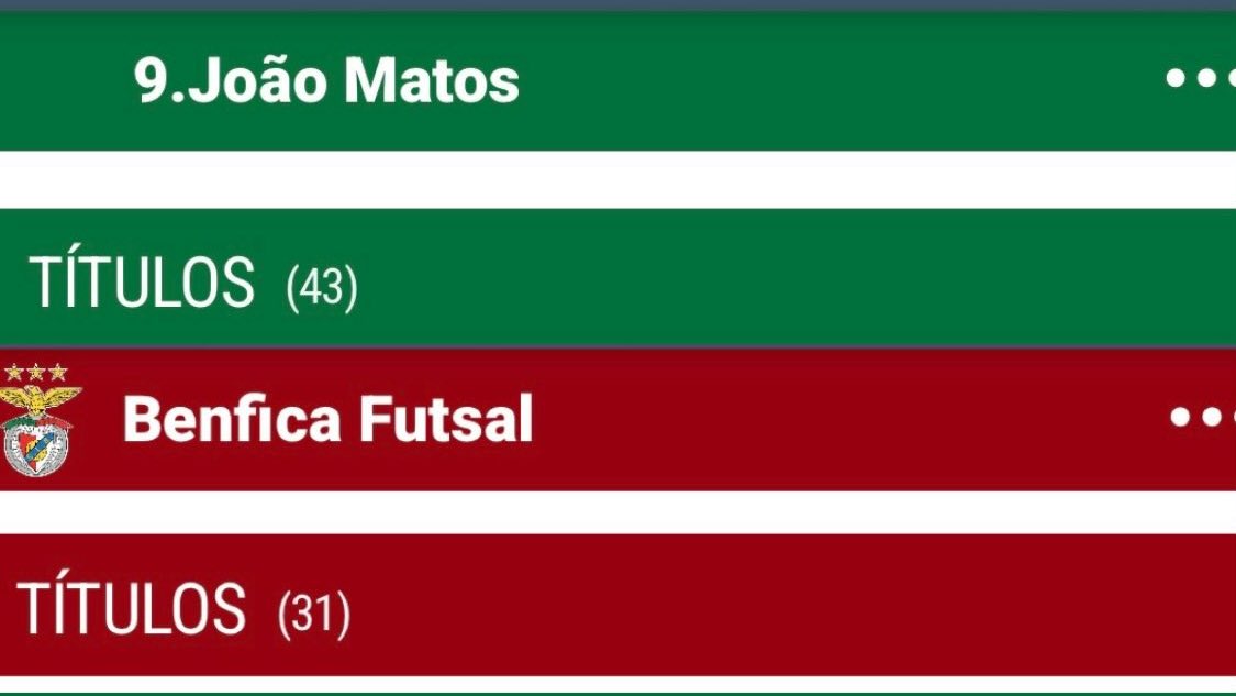 para os que começaram a ver futsal hoje, nunca tentem comparar.