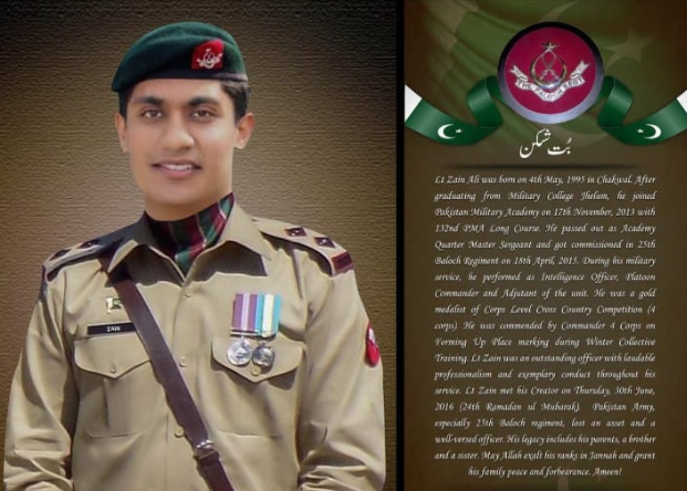 NISHANEHAIDER's tweet photo. Remember & Salute
* Lt Zain Ali Ch Shaheed
#30June2016 #132L/C #25BR #MCJ #Onlyson https://t.co/VzM9BE2Pza