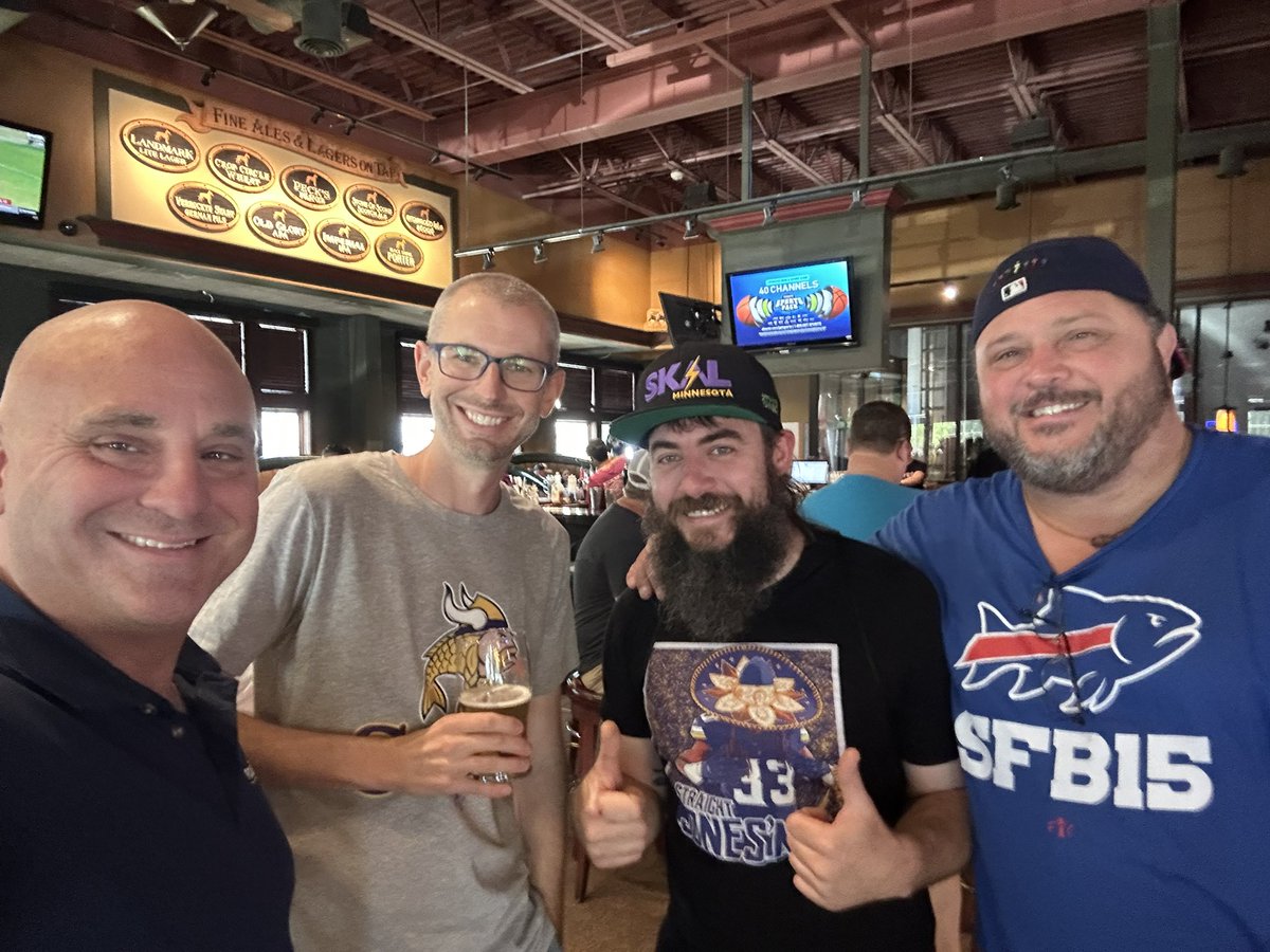 Jim Coventry (@jimcoventrynfl) on Twitter photo Repping <a href="/RotoWire/">RotoWire</a> at #SFB15 live draft in Madison- <a href="/JBFantasySports/">Joe Bartel</a> <a href="/JohnMcGlynn75/">John McGlynn</a> <a href="/JCMoneyDesign/">JC</a>
Many more pictures being posted Monday! Repping <a href="/RotoWire/">RotoWire</a> at #SFB15 live draft in Madison- <a href="/JBFantasySports/">Joe Bartel</a> <a href="/JohnMcGlynn75/">John McGlynn</a> <a href="/JCMoneyDesign/">JC</a>
Many more pictures being posted Monday!