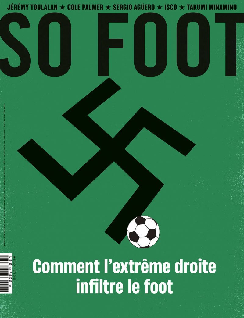 <a href="/sofoot/">SO FOOT</a> C est sur qu avec des unes comme celles ci vous devez tomber de sacrément haut