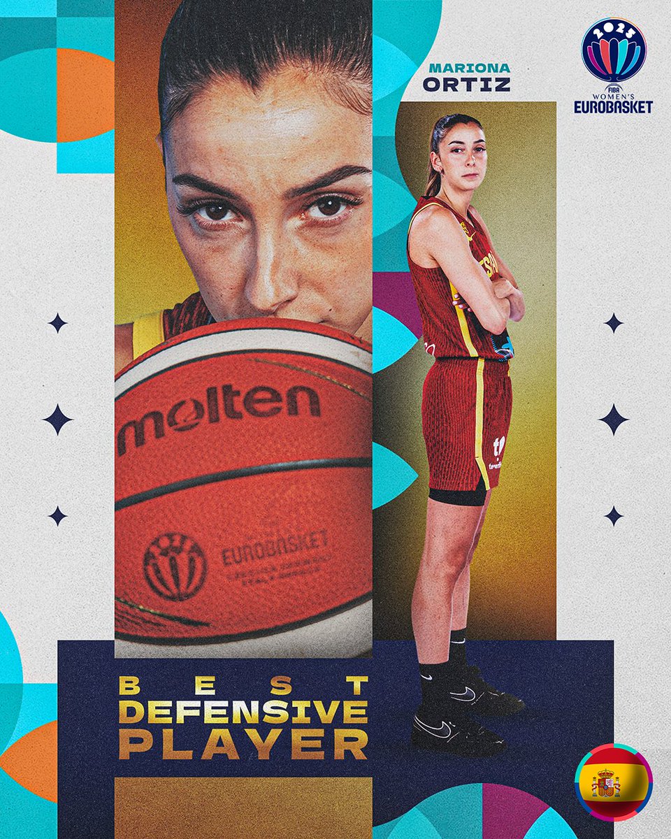 ALL HUSTLE, NO LUCK 🔐

Mariona Ortiz is the #EuroBasketWomen Defensive Player! 🔥

📰 bit.ly/EBW_DefensiveP…
