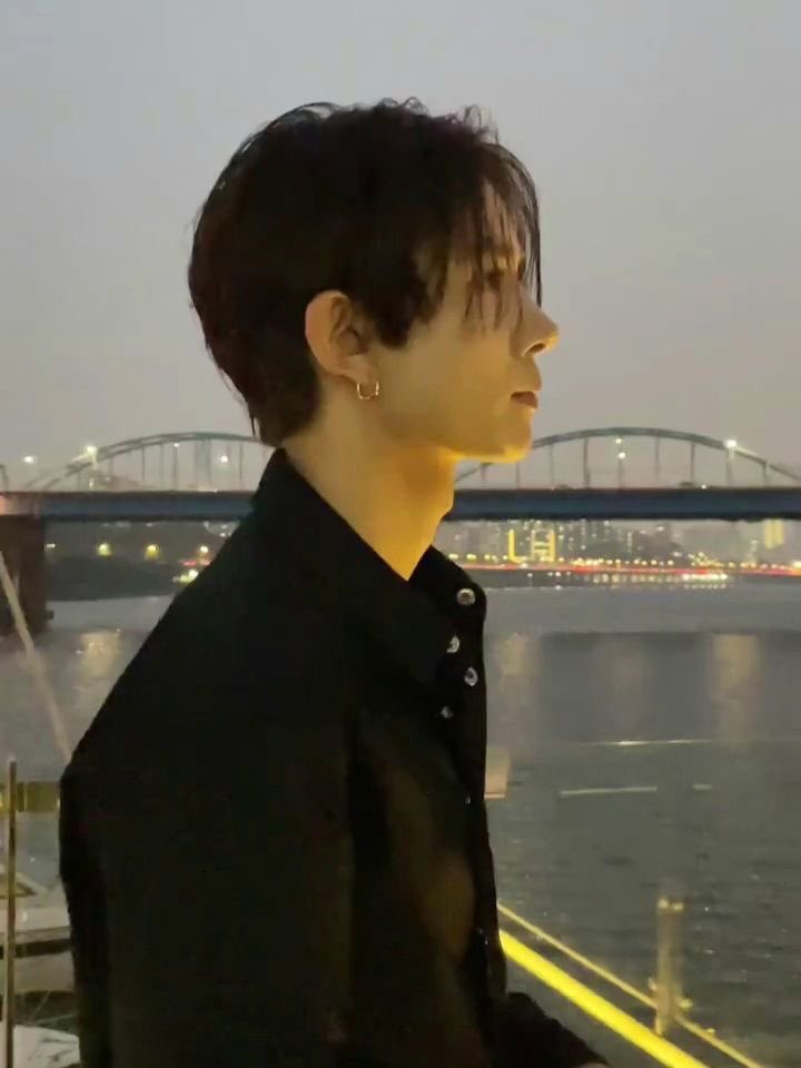 him in all black >>>