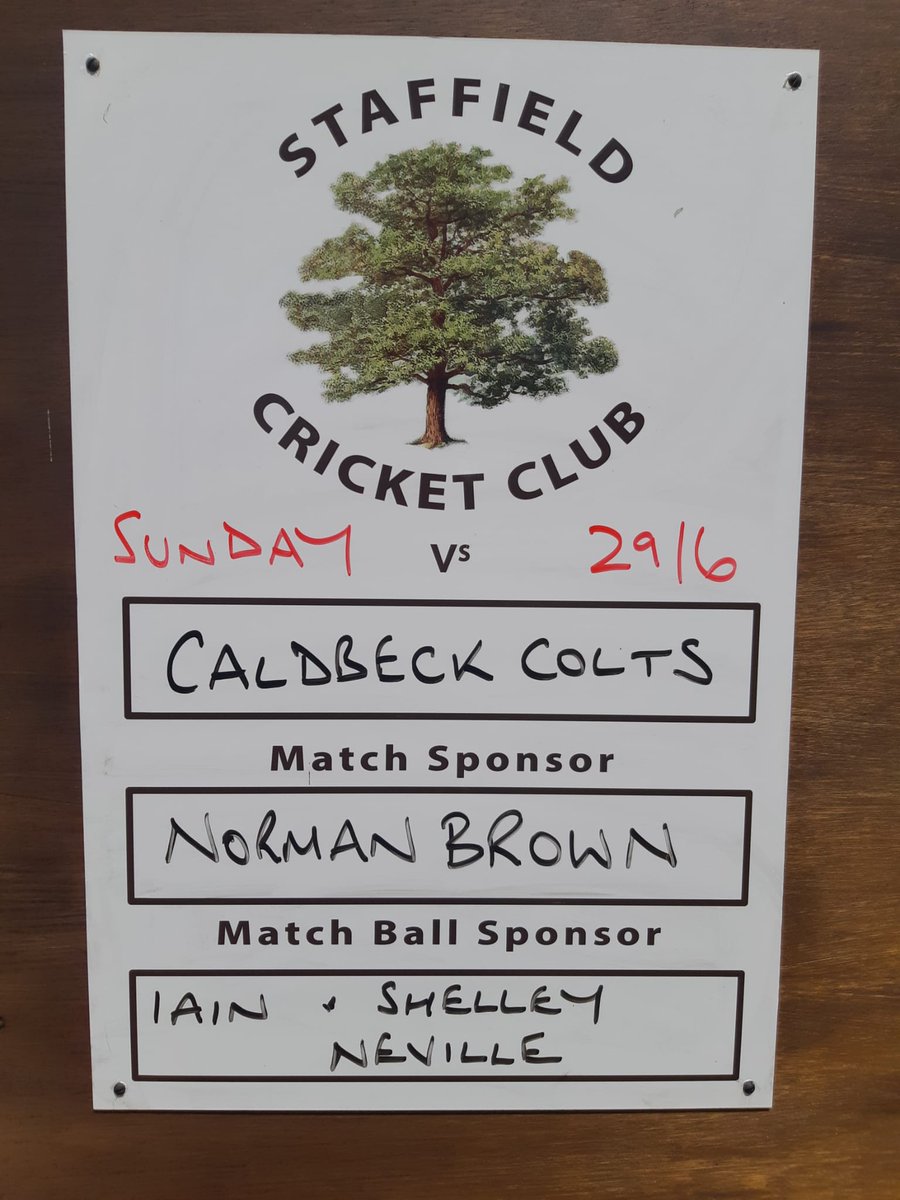 Massive thanks to this weekends sponsors. A solid win Saturday followed by a battling defeat for the inexperienced Sunday side.