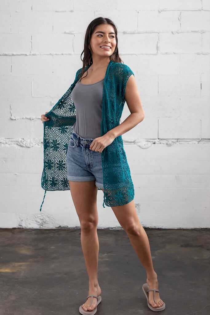 knithacker's tweet image. Crochet A Sensational Sea Star Cardi, Designed By Mimi Alelis - Free Pattern! 👉 buff.ly/lnBbUpx #crochet #freepattern