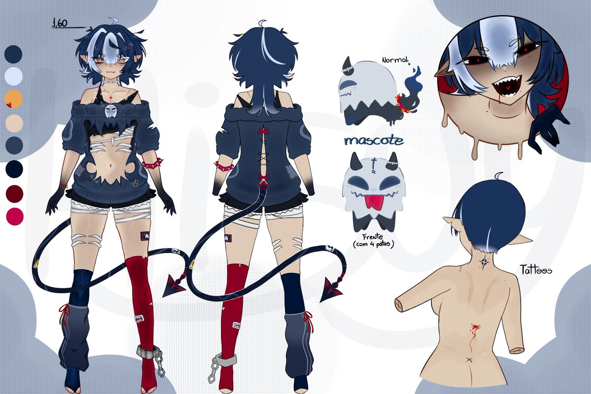 HisuyBoo's tweet image. 《 Hisuy – Reference Sheet 👻💢