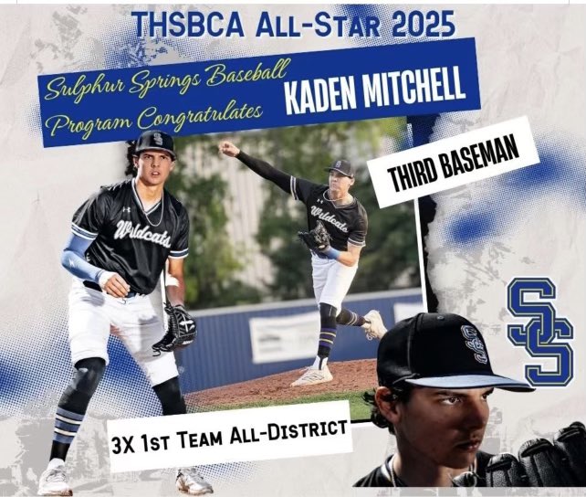 Thank you to <a href="/THSBCA/">THSBCA</a> for selecting me to the THSBCA All-Star Game in Round Rock. It was an awesome experience! <a href="/thsbcaStar/">THSBCA All Star</a> <a href="/Coachbfaircloth/">Coach Faircloth</a> <a href="/greshamac/">Coach Gresham</a> <a href="/baseball_oc/">OC Baseball</a> <a href="/oc_cobble/">Lonny Cobble</a> <a href="/DukevonSchamann/">Duke von Schamann</a>