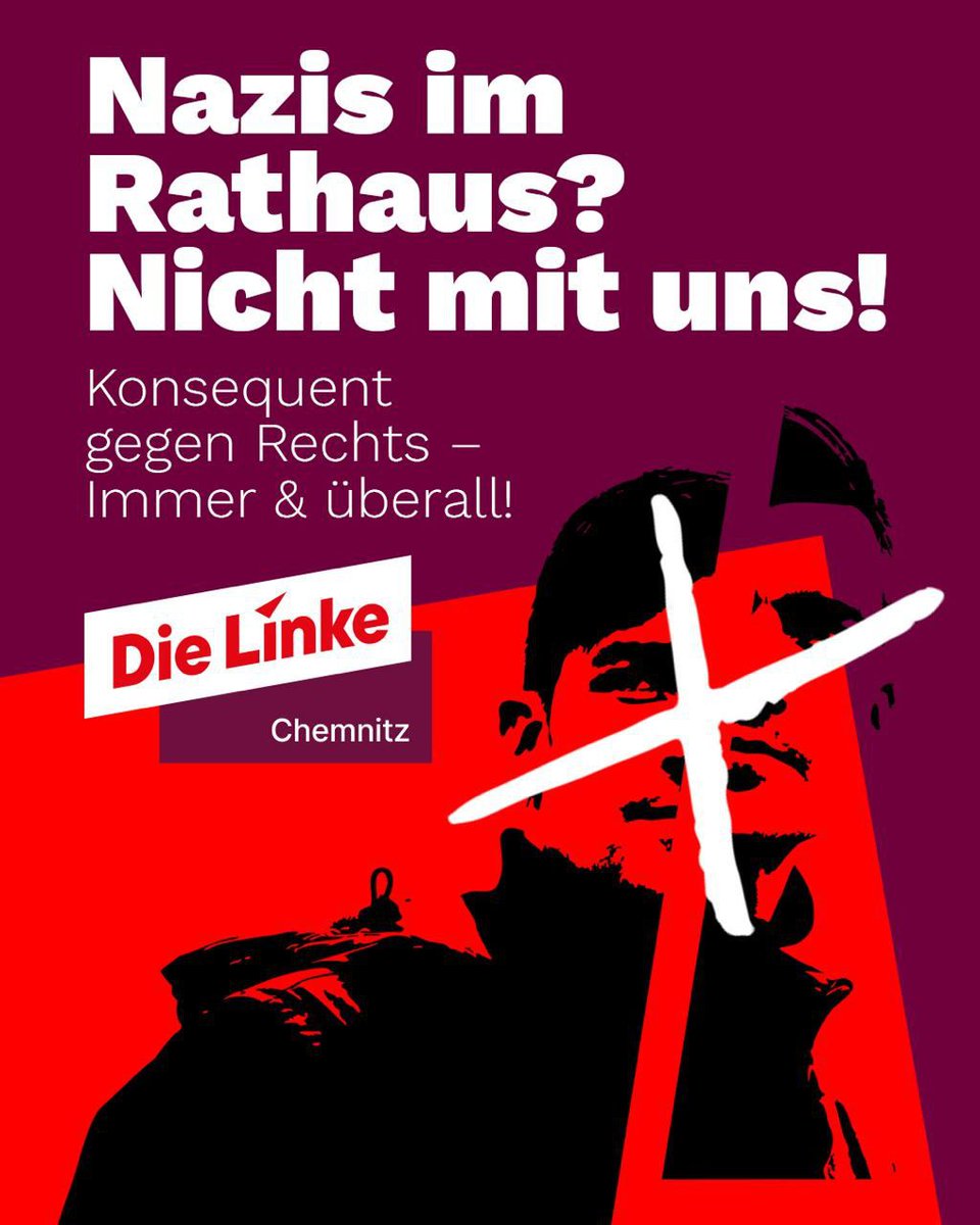 Am 4.7. soll Martin Sellner, Kopf der rechtsextremen »Identitären Bewegung«, auf Einladung der Freien Sachsen ins Rathaus kommen. OB Schulze hat den geplanten Raum gekündigt. 
Wir protestieren dennoch!
Kommt am 4.7. 17 Uhr auf den Neumarkt und setzt ein Zeichen gegen Faschismus.