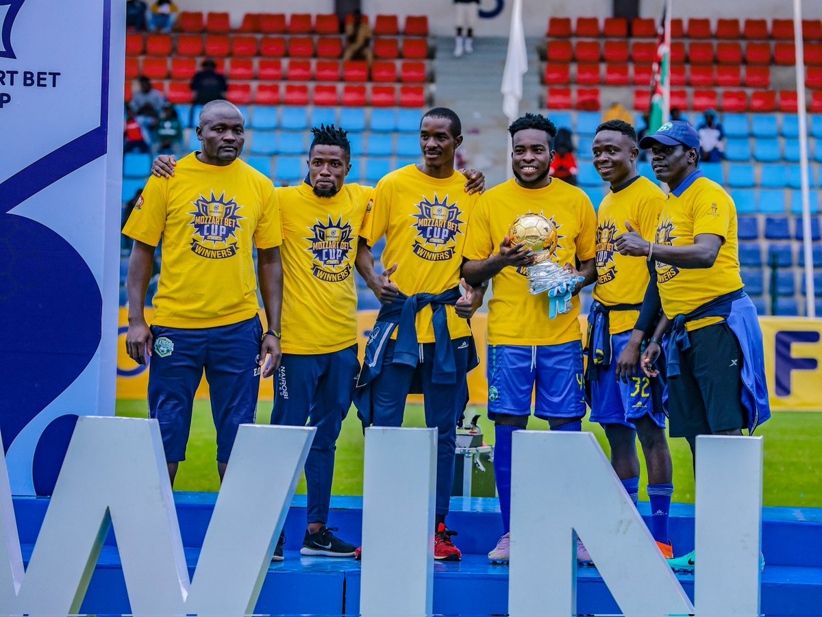 This year's #MozzartBetCup MVP Ernest Muhammed's heroics at goal throuh this campaign secured this award for him 👏

Leading his team through 3 penalty shootouts is no small feat and most importantly was instrumental at the final saving yet another penalty to secure the title