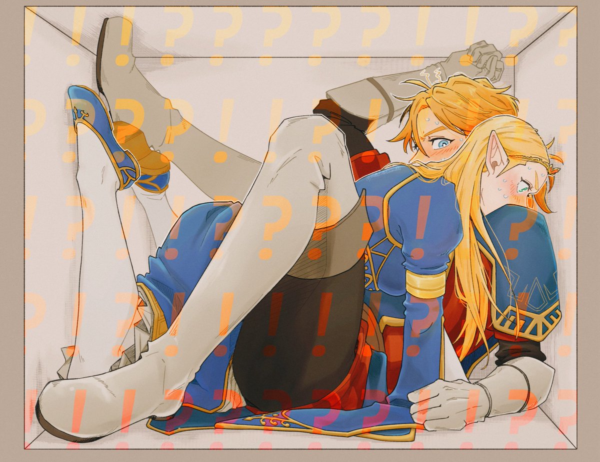 yuki_sasame00's tweet image. #Zelink  #リンゼル
素直になれない二人は小さな箱にしまっちゃおうね～