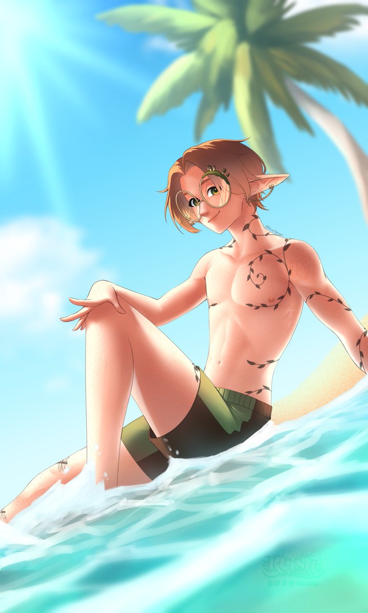 𝑇𝑟𝑎𝑑𝑒𝑑 𝑓𝑜𝑟𝑒𝑠𝑡 𝑠ℎ𝑎𝑑𝑜𝑤𝑠 𝑓𝑜𝑟 𝑠𝑒𝑎𝑠𝑖𝑑𝑒 𝑤𝑎𝑣𝑒𝑠~
. ݁₊ 𓆉 . ݁𓇼˖ . ݁
Hope my Trufflets are having a magical summer so far. Take a moment to enjoy yourself, you deserve it

🎨 ~ @\ReisuDesign

#KTrufflesArt #Vtuber #VtuberUprising #art #commission