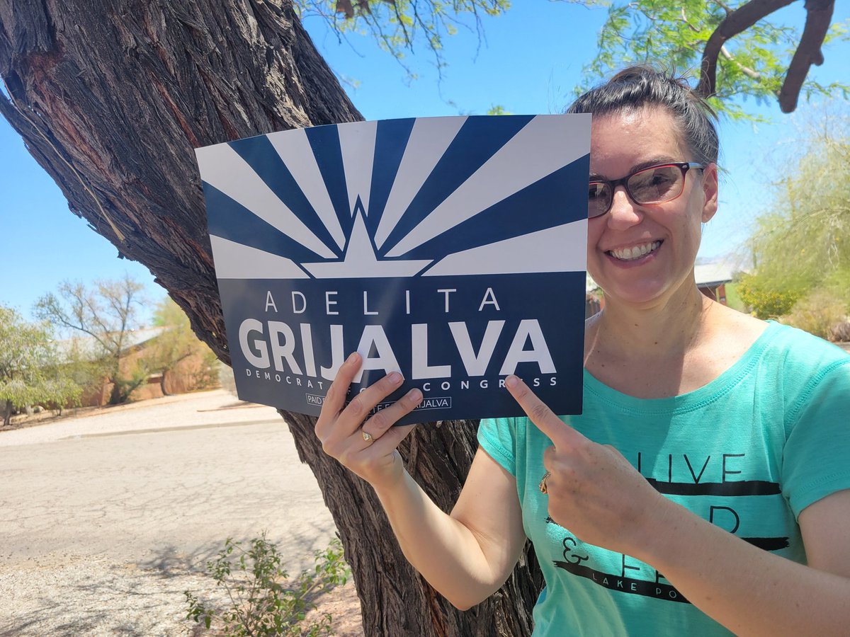 Laura Conover (@conover17l) on Twitter photo It's a SCORCHER out here, and here's some news HOT off the press. Mail in your CD 7 ballot, and we'll stop knocking on your doors, my friends! Let's go, <a href="/AdelitaForAZ/">Adelita Grijalva</a>! It's a SCORCHER out here, and here's some news HOT off the press. Mail in your CD 7 ballot, and we'll stop knocking on your doors, my friends! Let's go, <a href="/AdelitaForAZ/">Adelita Grijalva</a>!