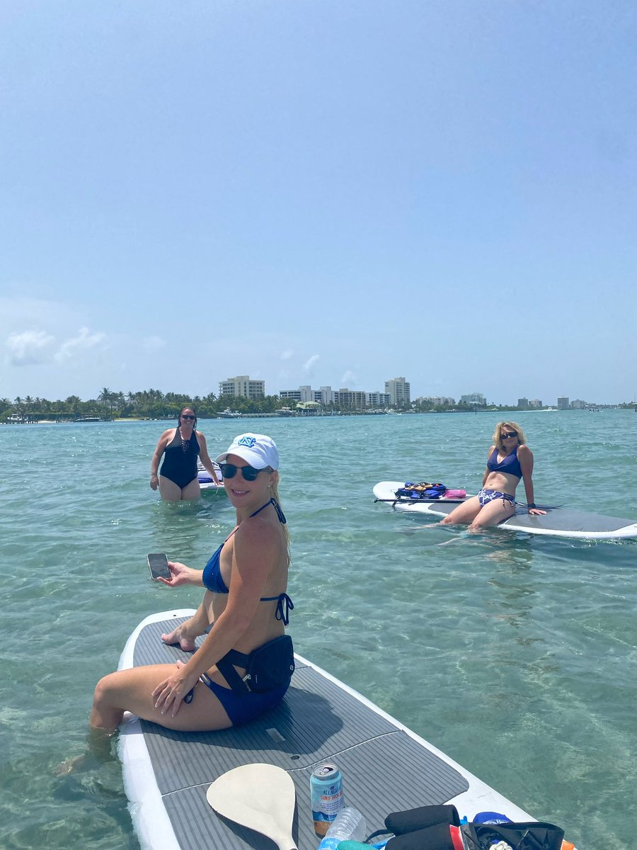 A little #girltime in #Jupiter #southflorida #paddleboarding #happygirl #ThisIsLiving