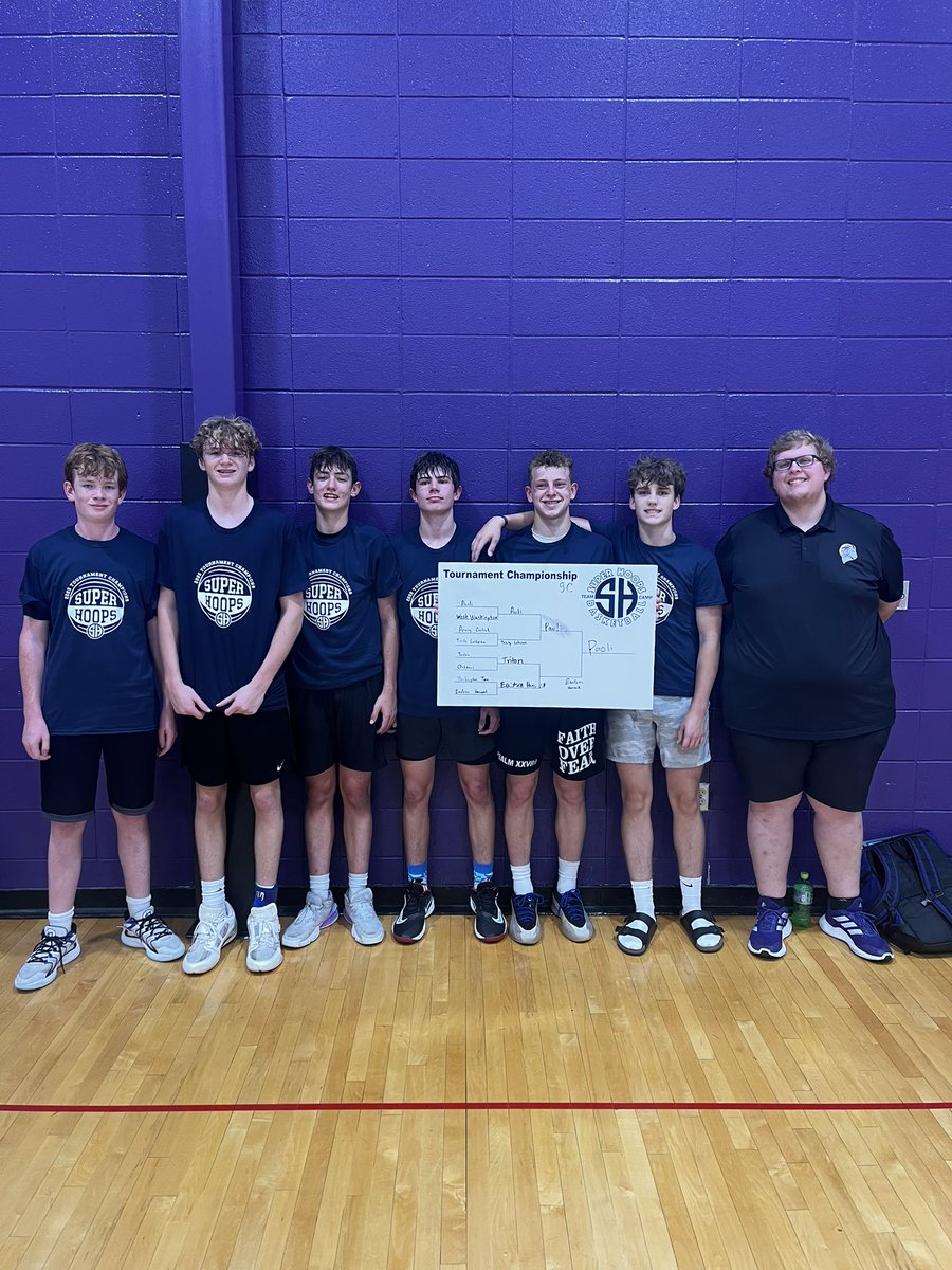 Here are some of the Champions from the high school camp. Thanks again to all the coaches and players that make this possible! #SuperHoops