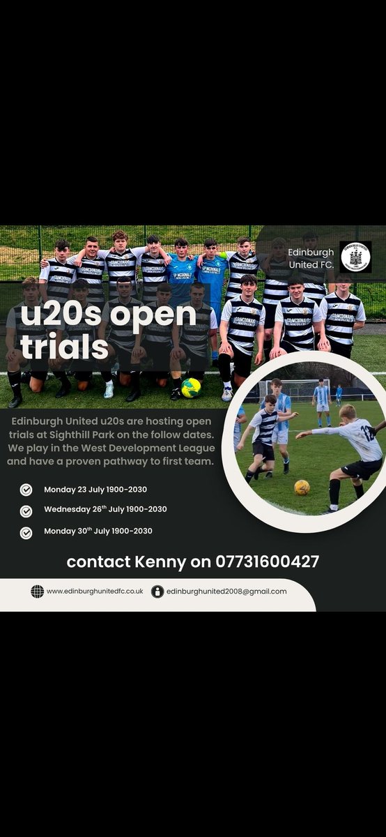 Edinburgh United U20’s tweet media