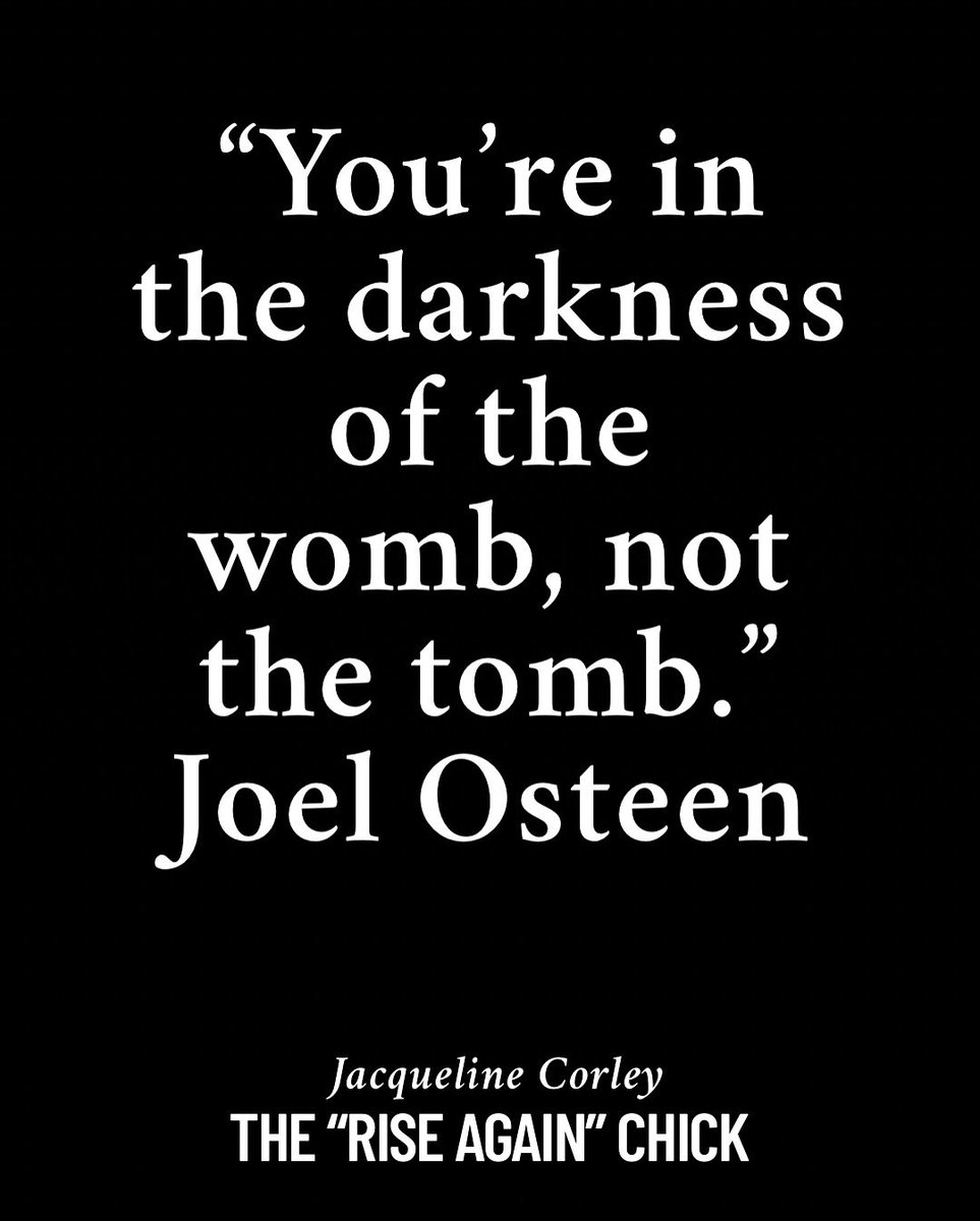 mrsjcorley's tweet photo. This is why you can praise God in the dark. Not every dark moment is a dead moment. Before babies are born, they spend time in the darkness of the womb. It is the same for those things God is bringing to pass in your life. Everything starts in the baby stage. Don’t give up. https://t.co/NmAB4GeYxL