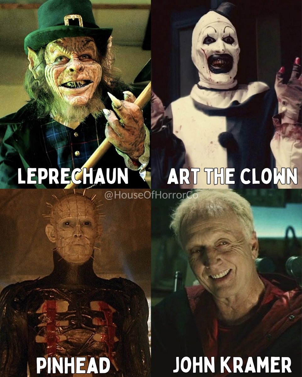 HouseOfHorrorCo's tweet photo. Who do you like most? 🖤 https://t.co/Y7b5RLuKqc