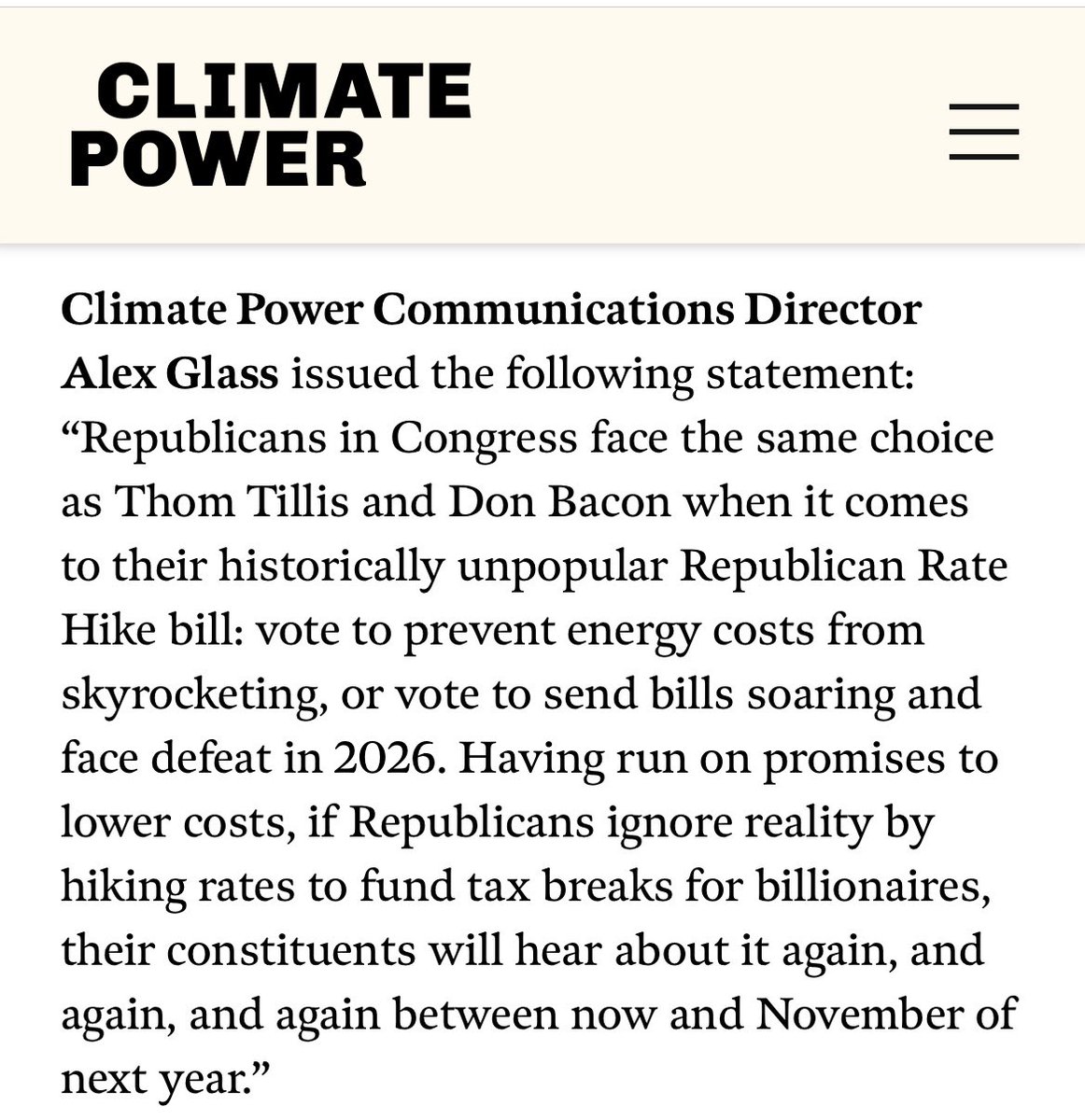 Thom Tillis is just the beginning.