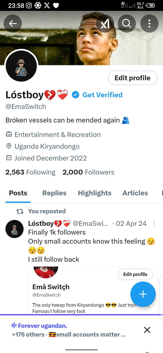 EmaSwitch's tweet image. Thank you guys am still following back as you can see