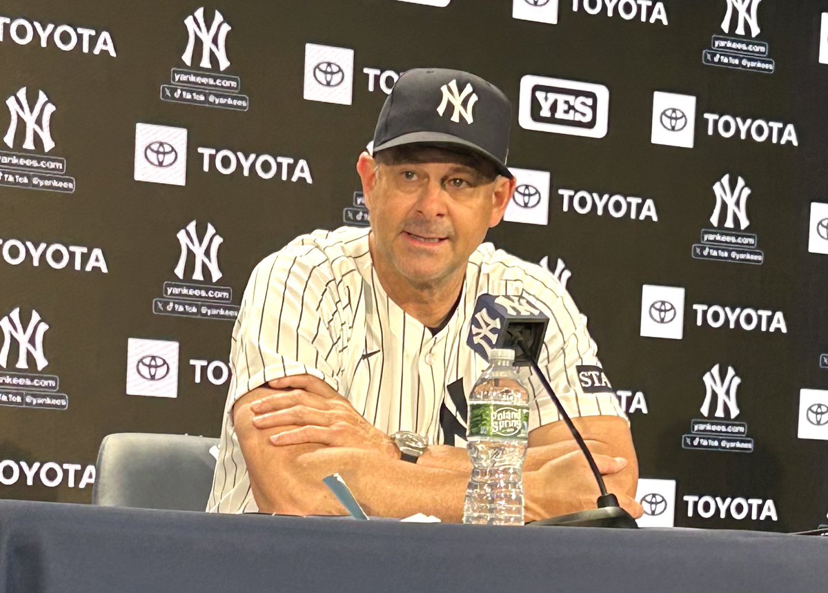 Bruce Beck (@brucebeck4ny) on Twitter photo #Yankees score 12 today after being shutout yesterday. Aaron Boone - “It’s baseball. I thought we were close a few times the last few weeks. I feel really good about this team. Hopefully we are off and running!” <a href="/Yankees/">New York Yankees</a> #Yankees score 12 today after being shutout yesterday. Aaron Boone - “It’s baseball. I thought we were close a few times the last few weeks. I feel really good about this team. Hopefully we are off and running!” <a href="/Yankees/">New York Yankees</a>
