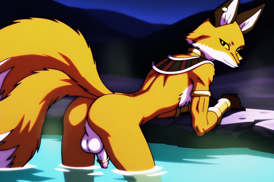 Destructive_Fox's tweet photo. @Keronsan "I may have to join you darling~ The water looks very appealing." https://t.co/e24QIPY89Q