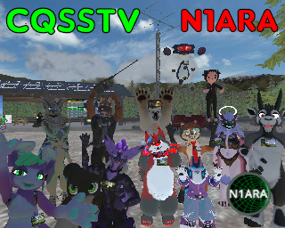 RucioDonk's tweet photo. The 4th Annual @N1ARAClub ARRL Field Day Event held in VR was a blast! Here's pictures from our SSTV interface which allowed us to send and receive SSTV images from within @ResoniteApp ! https://t.co/iujlnE9ePs