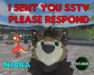 RucioDonk's tweet photo. The 4th Annual @N1ARAClub ARRL Field Day Event held in VR was a blast! Here's pictures from our SSTV interface which allowed us to send and receive SSTV images from within @ResoniteApp ! https://t.co/iujlnE9ePs