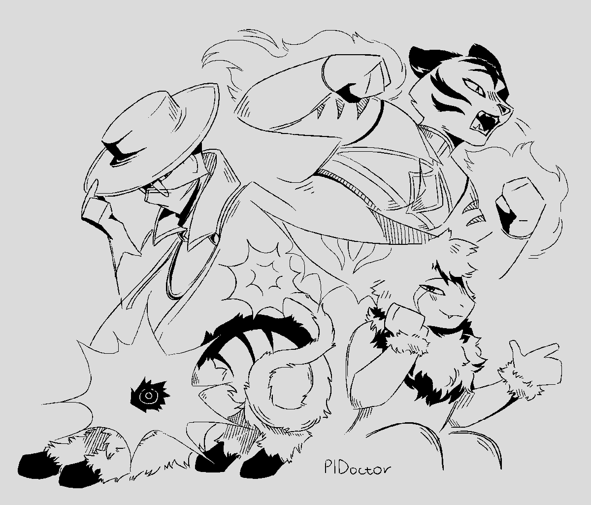 _PlDoctor's tweet image. Requests for @Cardimizul and crispcreature2, thescorpiondoctor, ch00-ch00 from bsky pt.4

#art #digitalart #furry #furryart #絵描き #アート