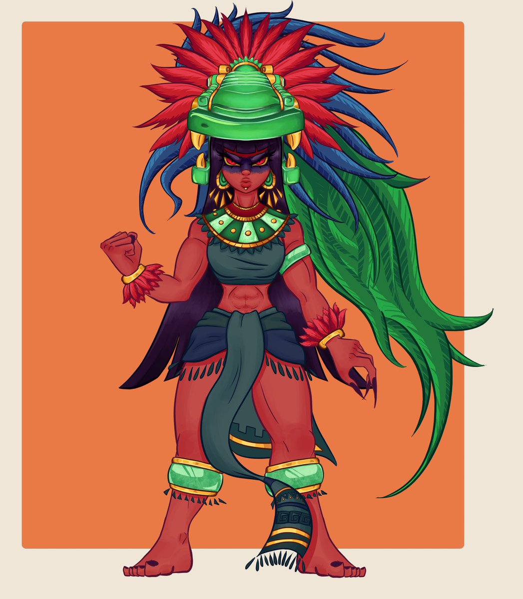 TheEvilMoon_'s tweet photo. I forgot to upload my work here haha, i love her design! Strong woman! https://t.co/ohIxS6yRfg