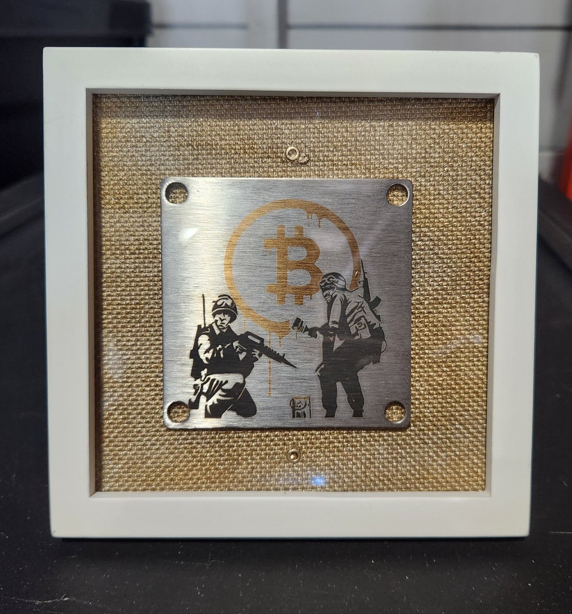 John A Ferrara 🟠🧡 (@johnaferrara) on Twitter photo Hidden in plain sight (Seed phrase not included). One of my ALL TIME favorite designs created by the master <a href="/streetcyber_art/">Street CY₿ER ⚡️ ∞/ 21</a> and etched onto indestructible titanium by <a href="/Stamp_Seed/">Stamp Seed 🔨 Titanium Backup</a> there is no 2nd best! Hidden in plain sight (Seed phrase not included). One of my ALL TIME favorite designs created by the master <a href="/streetcyber_art/">Street CY₿ER ⚡️ ∞/ 21</a> and etched onto indestructible titanium by <a href="/Stamp_Seed/">Stamp Seed 🔨 Titanium Backup</a> there is no 2nd best!