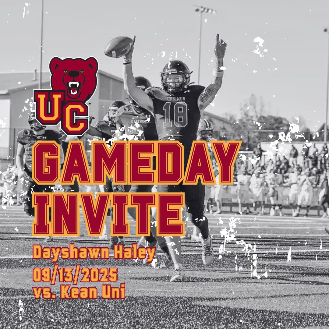 Dayhaley_'s tweet image. Blessed to receive a gameday invite from Ursinus college.
@Coach_Endy @UrsinusFootball @carljfred @SHSHawksFootbal @DmvSportsLive6