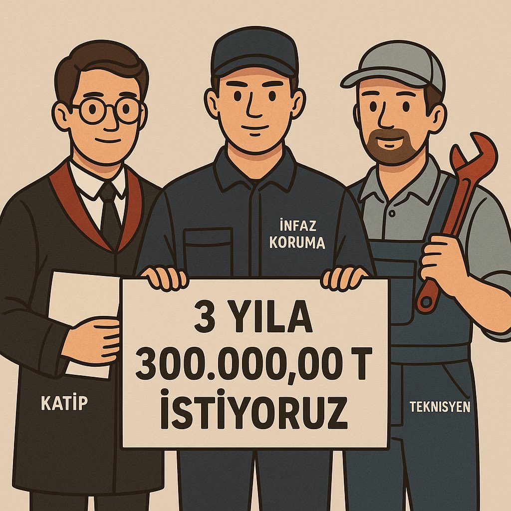 #AdaletBakanlığıTekSes300Bin