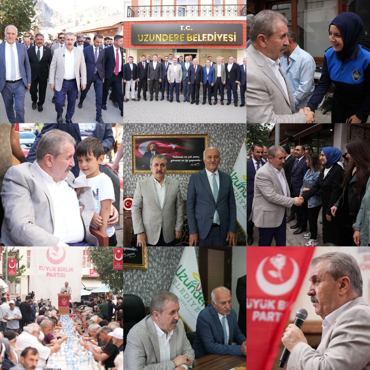 bbpgenelmerkez's tweet photo. Genel Başkanımız Sayın Mustafa Destici, Doğu Anadolu Bölge Çalıştayımız vesilesiyle bulunduğu Erzurum’da, Uzundere Belediyemizi ziyaret ederek vatandaşlarımızla bir araya geldi, hasbihal etti.

Nazik ve içten karşılamaları için başta Belediye Başkanımız Muhammet Halis Özsoy olmak üzere, gönülden muhabbetlerini esirgemeyen kıymetli Uzundere halkına teşekkür ediyoruz.

#BirliğinVeKardeşliğinKalesi 🇹🇷
#Erzurum