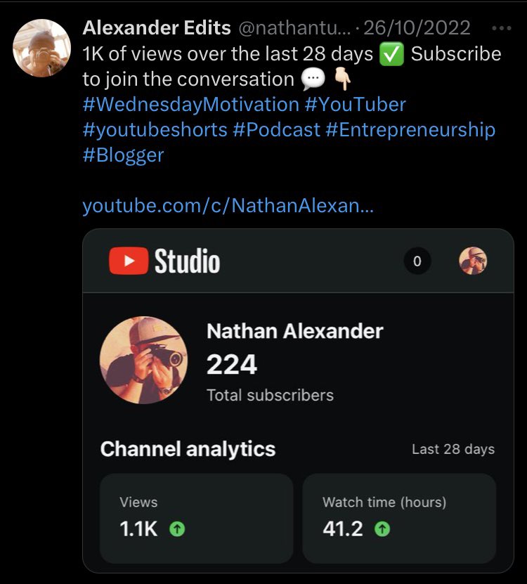 3 years ago I had only 200 Subscribers &amp; was nothing. Just shows what 3 years of “Hard Work” can do for you! 
#Entrepreneur #Entrepreneurship #Motivation #ContentStrategy #SocialMedia #Vlog #Blogger