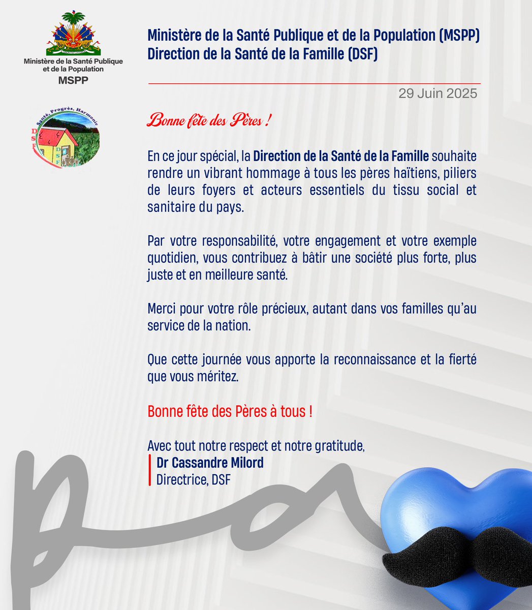 MINISTÈRE DE LA SANTÉ PUBLIQUE ET DE LA POPULATION (@msppofficiel) on Twitter photo 