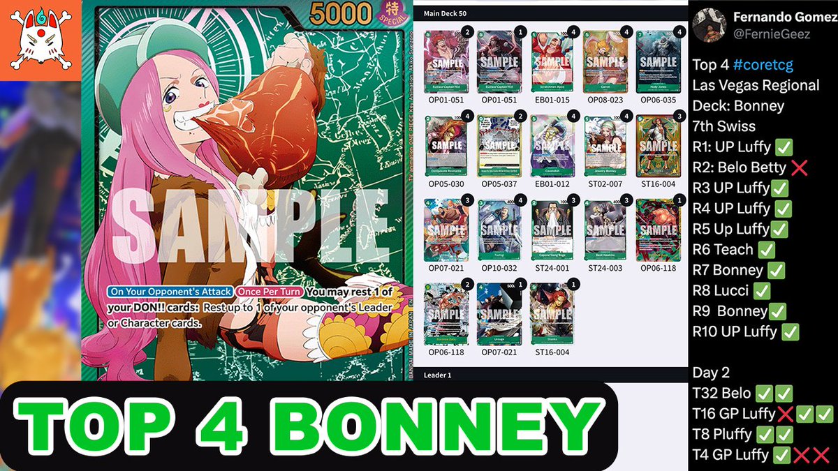 Got to sit down and talk with <a href="/FernieGeez/">Fernando Gomez</a> the other day about his top 4 run at Vegas this past weekend!

Check it out if you want an in-depth look at why he chose the list he did &amp; some insights for the OP11 meta!

and a big ty &amp; congrats to Fernando!!!🫶

youtu.be/x-PMgCwMZtg