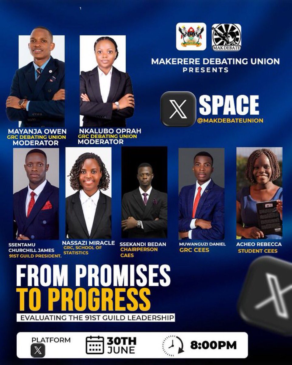 Bedan Ssekandi (@bedanbradanz) on Twitter photo Join in as we ponder about the 91st MakGuild leadership’s three month period in office.
Accountability for the students who pushed us into power, is always key.
<a href="/MakGuild/">Makerere Students' Guild</a> Join in as we ponder about the 91st MakGuild leadership’s three month period in office.
Accountability for the students who pushed us into power, is always key.
<a href="/MakGuild/">Makerere Students' Guild</a>