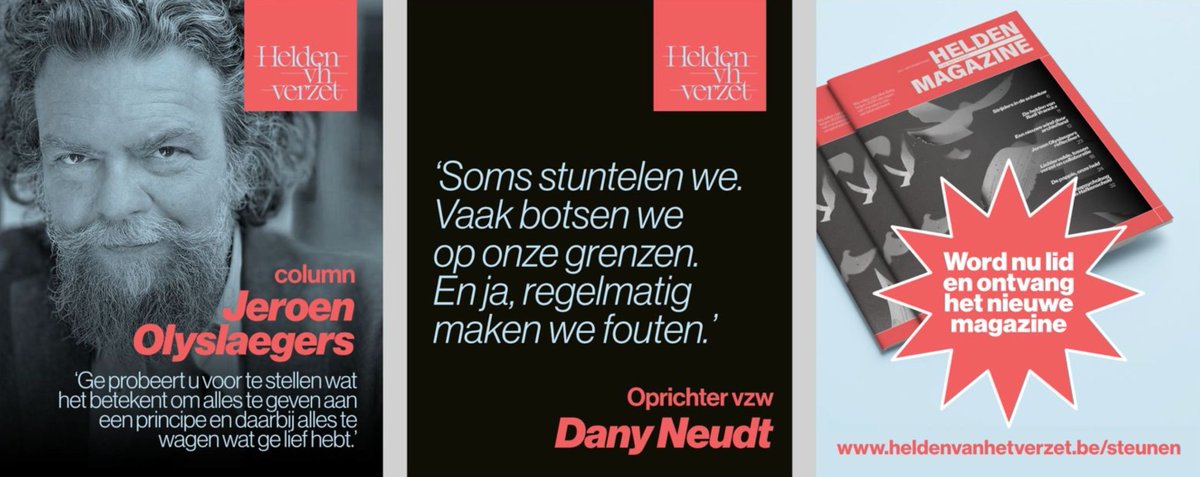 danyneudt's tweet image. 🥁 Ons nieuwe driemaandelijkse ledenmagazine komt eraan! Boordevol reportages, verhalen, interviews en zelfs een cryptogram over het buitengewone verzet van gewone mensen. Steun ons, word lid via heldenvanhetverzet.be/steunen en ontvang hem snel in je brievenbus! 🙏