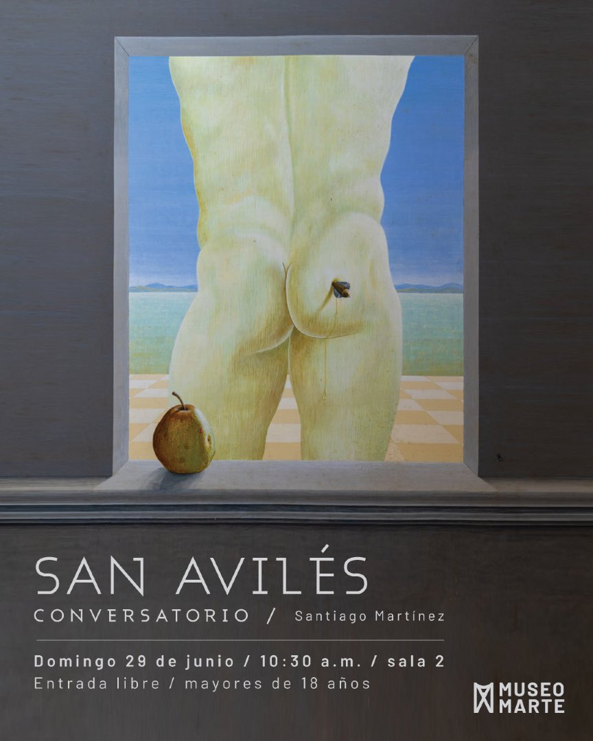 Plática rica de domingo en <a href="/Museo_Marte/">Museo Marte</a> sobre la vida y obra del pintor salvadoreño Ernesto #SanAvilés 

Increíble escuchar esa parte de su historia a través de sus familiares y archivo personal🪽